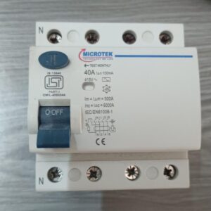 Microtek Residual Current Circuit Breaker 40A 100Ma