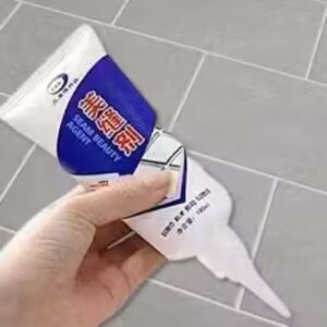 Tiles Gap Filler Waterproof Gap Sealant Grout White Cement Paste Tube Gap Filler For Walls And Joints 180Ml