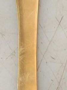 Goldplated Butter Knife Or Spreader.