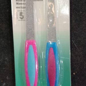 Verite Professional 2In1 Nail Filer And Cutticle Set Of 2