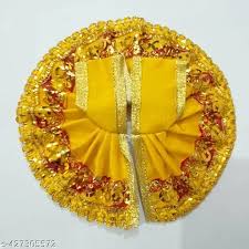 Laddu Gopal Ji Dress Yellow Color