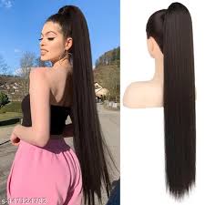 Clutcher Hair Extensions For Women Brown Size 22 Inch