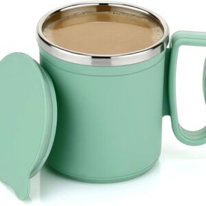 Pista Green Color Mug With Lid