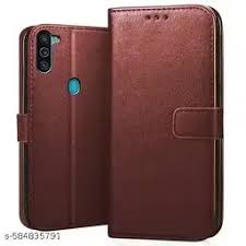 Brown Color Flip Flop Samsung Ui Galaxy M11 Cover