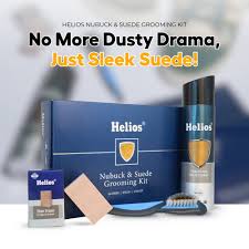 Helios Nubuck And Suede Grooming Kit 250Ml