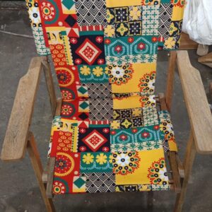 Folding Chair Floral Swirls
