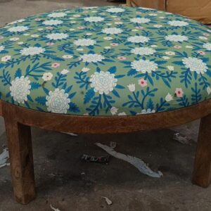 Chumbak Bohemian Ottoman Green Color