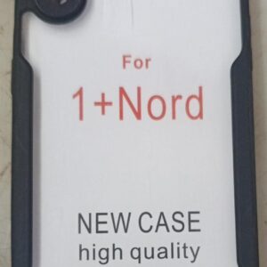 Mobile Back Cover For One Plus Nord Black
