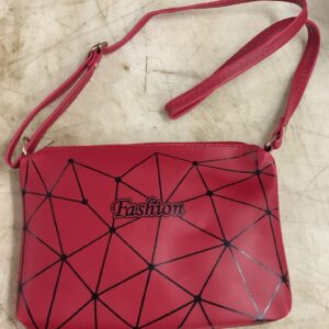 Fashion Latest Stylish Pu Leather Womens Geometric Sling Bag Color Red