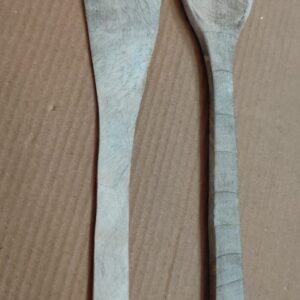 Flat Wooden Cooking Spoon For Kitchen Set Of 2