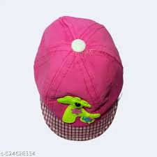 Baby Summer Cap For 69 Months With Playful 612 Months Pink Colour