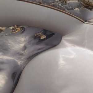 Black 3D Printed Wallpaper 2 Mtr