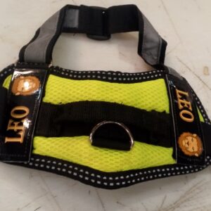 Leo Black And Yellow Dog Standard Harness For Dog