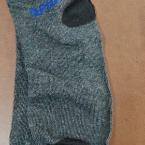 Dark Gray Color Socks For Mens