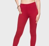 Srishti Womens Lycra Leggings Warm Red Size S