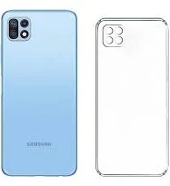 White Color Transparent Samsung F42 Phone Cover