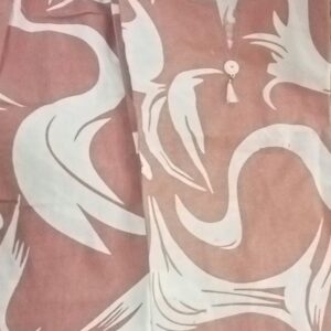 Peach Colour Kurti And Pajama Set For Girls Size 38