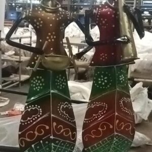 Metal Musician Set Of Two Table Decorative Showpiece