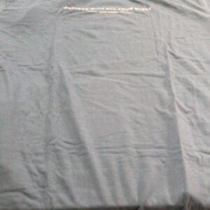 Pure Cotton Half Sleeve T Shirt For Men Light Blue Size L