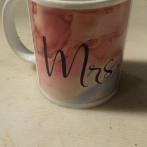 Mrs Printed Cup For Tea And Coffee
