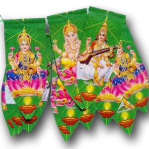 Artificial Welcome Mango Leaf Printed Torans For Door Hanging