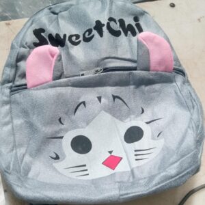 Sweetchi Soft Grey Backpack For Kids