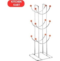 Stainless Steel Cup Stand 12 Hooks