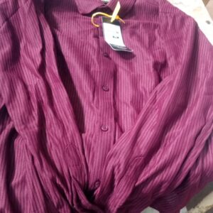 Filo Hevis Men Shirt Maroon Size M