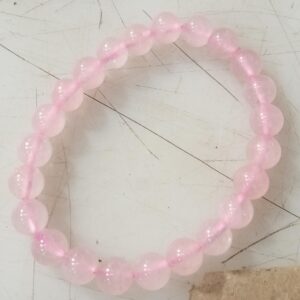 Reiki Crystal Beads Bracelate For Men Women Pink