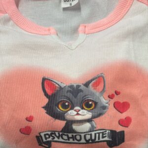 Women Crop Top White Cream Colour Size S