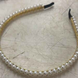 Women Hair Band Moti White Colour