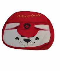 Kids Marshall Soft Toy Bags Red Colour