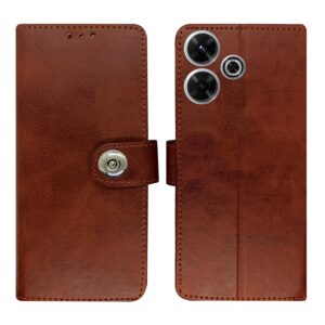 Redmi 13 5G Flip Cover Brown
