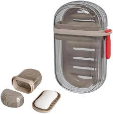 Transparent Travel Soap Case Portable Sabun Dibba Plastic Soap