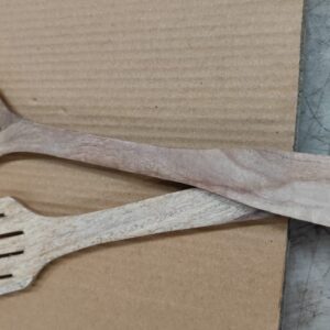 Wooden Cooking Spoons And Serving Spoon Wood 2Pcs