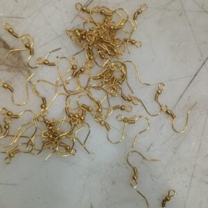 Golden Earring Hook For Jewelry Making 10 Grams