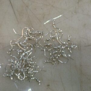 Silver Earring Hook For Jewelry Making 10 Grams