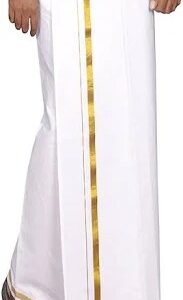 Cotton Mens White Cotton Blended Dhoti White Color