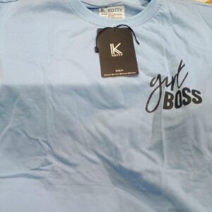 Kotty Blue Color Women T Shirt Size Xl