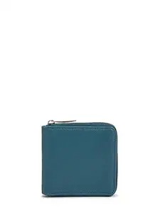 Kleio Pu Leather Wallet For Women Cherry Olive Green With Zip