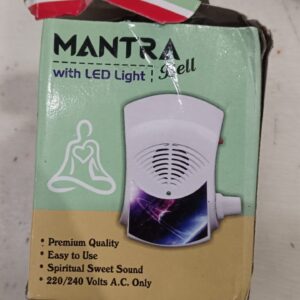 Jinie Jain Namokar 7X1 Mantra Bell With Led Light Chanting Bell Mantra Chanting Yoga Etc