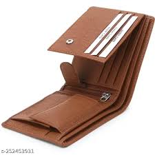 Trendy Mens Wallet Simple Purse Gents Wallet Gents Purse For Men Colour Brown
