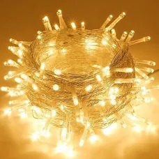 12 Meter Led Pixel String Light 40 Ft For Diwali Heavy Duty Copper Led Pixel String Light Rice String Warm White