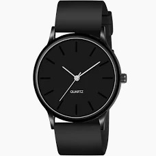 Men Analogue Slim Round Dial Wrist Watches For Mens Boys Stainless Steel