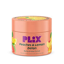 The Plant Fix Plix Peaches Lemon Detan Bump Eraser Scrub 200 Gm