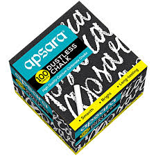 Apsara Dustless Chalk 50 Pcs