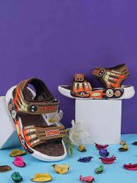 Kids Sports Sandal Brown Size 8