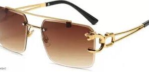 Hayden Haiza Brown Lens With Golden Frame Sunglasses