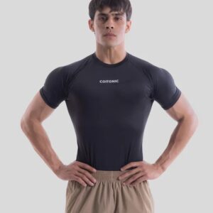 Coitonic Compression Half Sleeves T Shirt Size S