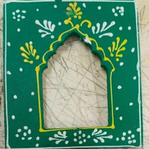 Green Printed Colour Wooden Hanging Photo Frame
